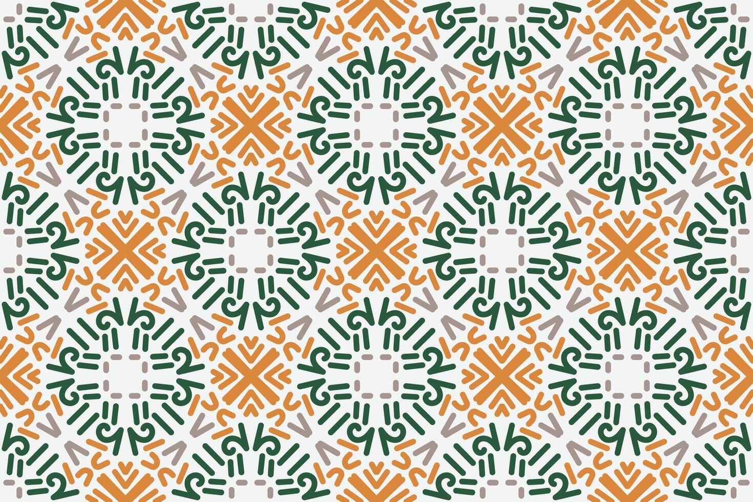 green and yellow luxury seamless pattern. Ornament, Traditional, Ethnic, Arabic, Turkish, Indian motifs. Great for fabric and textile, wallpaper, packaging design or any desired idea. vector