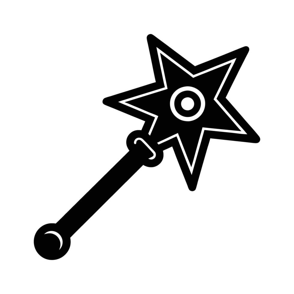 Magic wand Cartoon, clipart, and line art design for printable graphics. vector