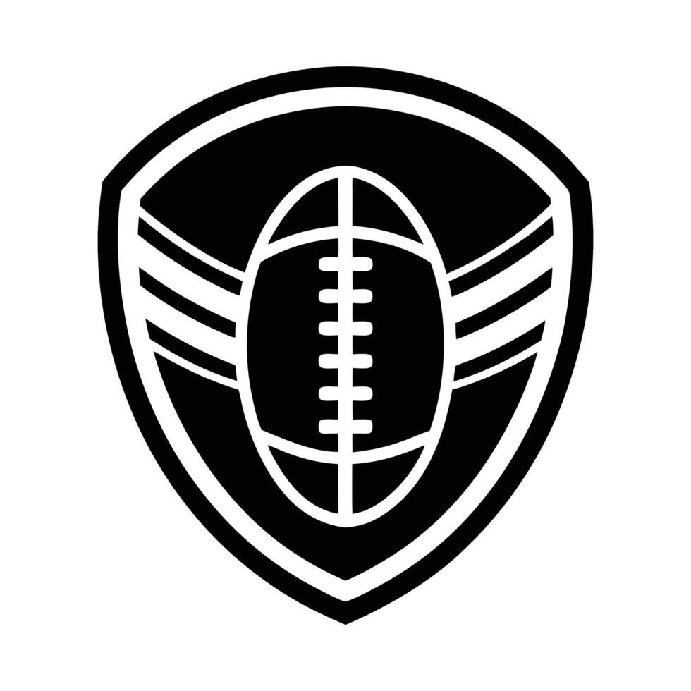 American football illustration in cartoon, clipart, and line art style vector
