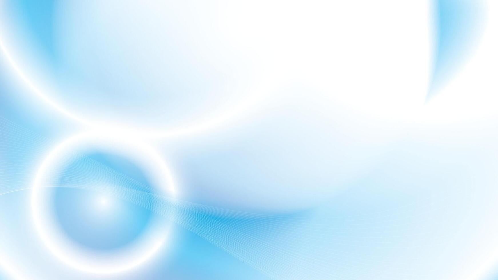 Abstract geometric white and blue color background with curve lines. illustration. vector