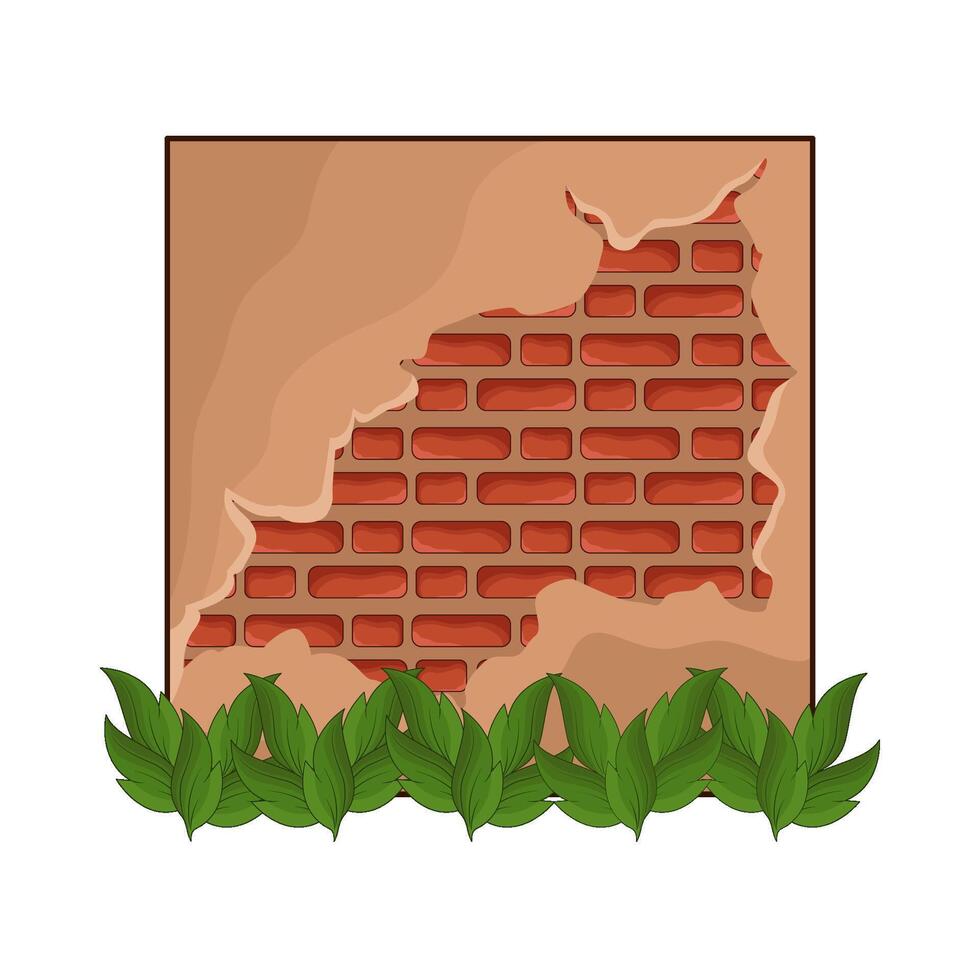 illustration of house wall vector