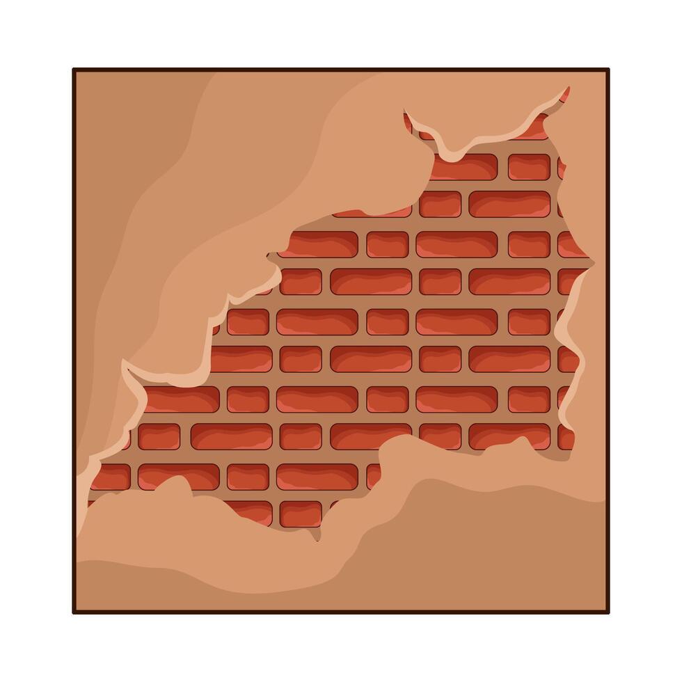 illustration of brick wall vector