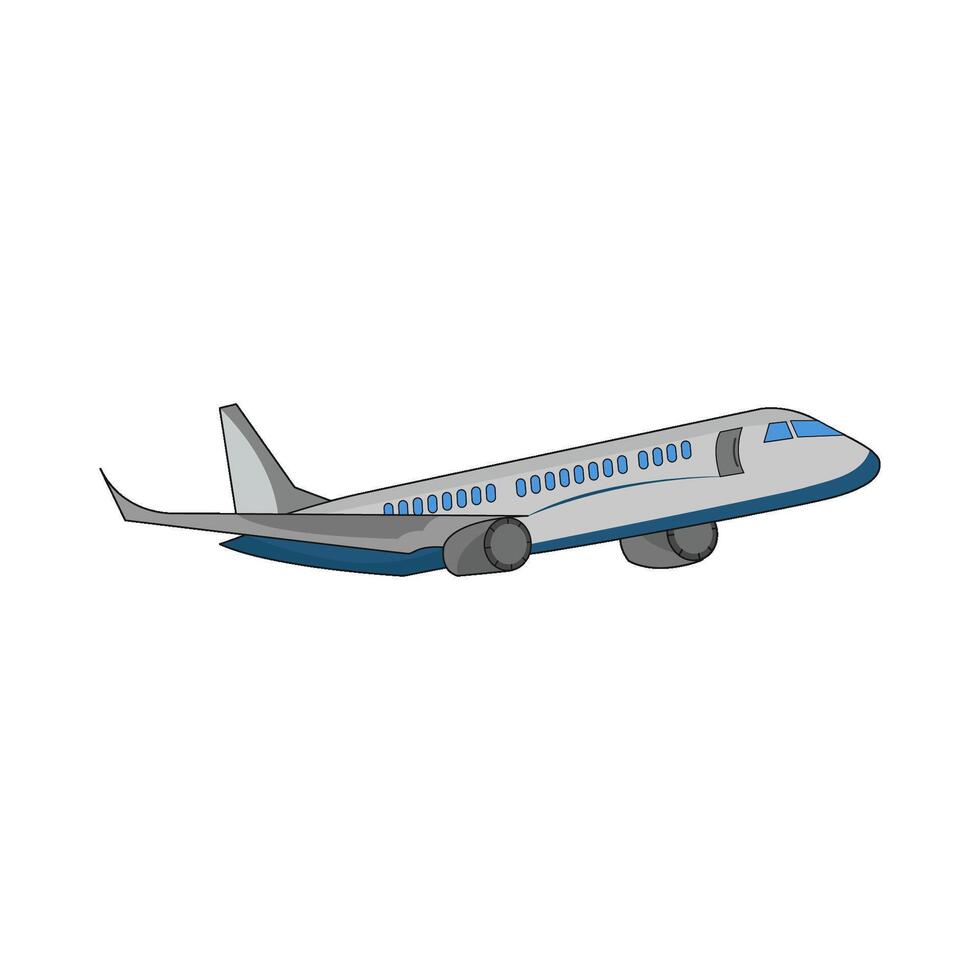 illustration of airplane vector