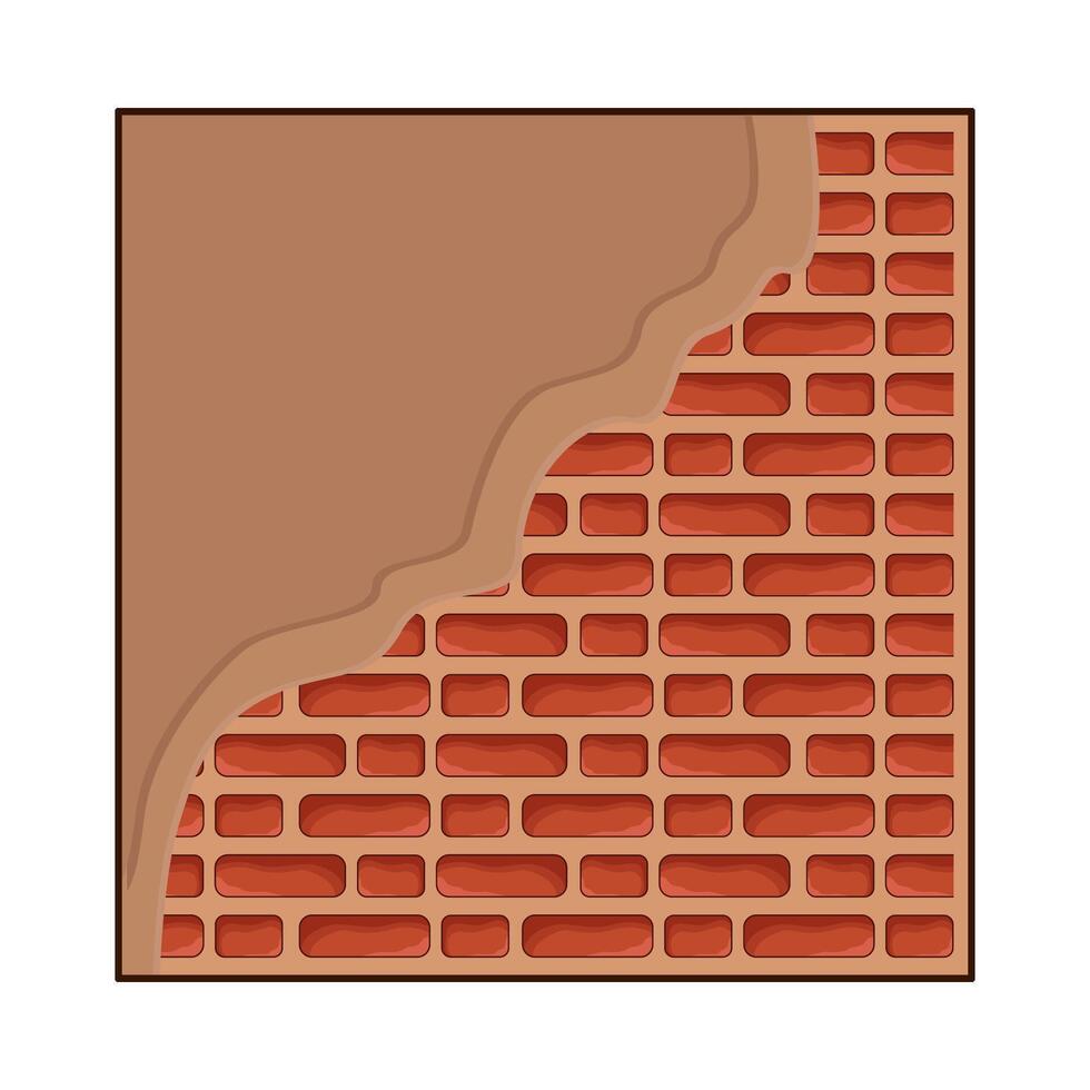illustration of brick wall vector