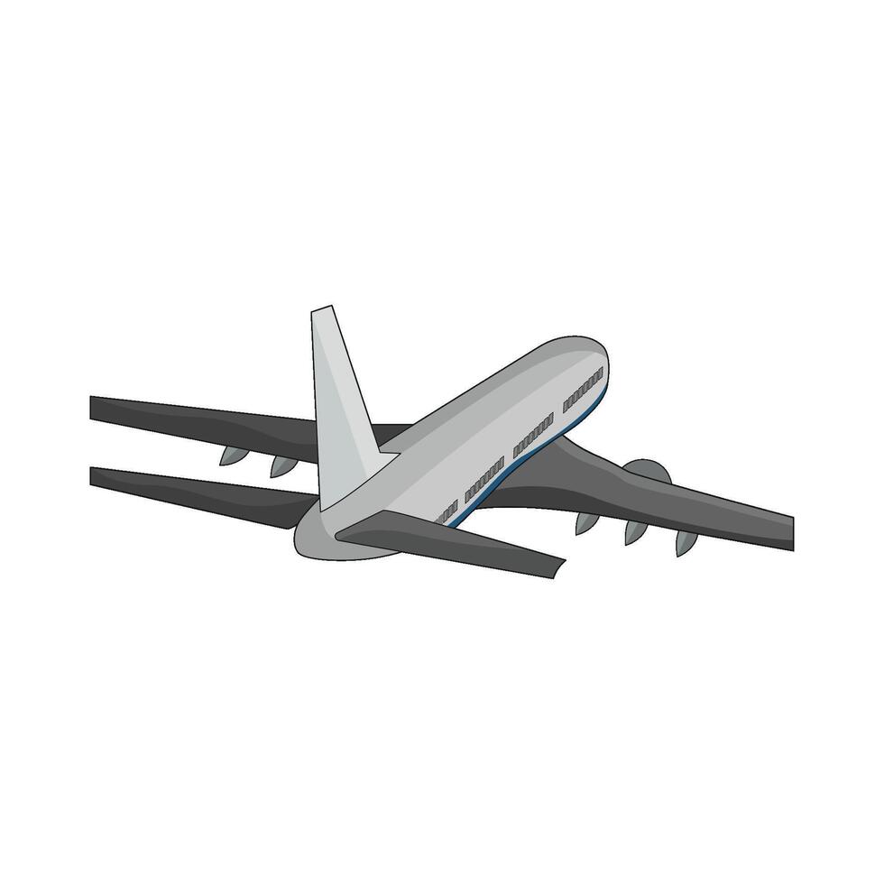 illustration of airplane vector