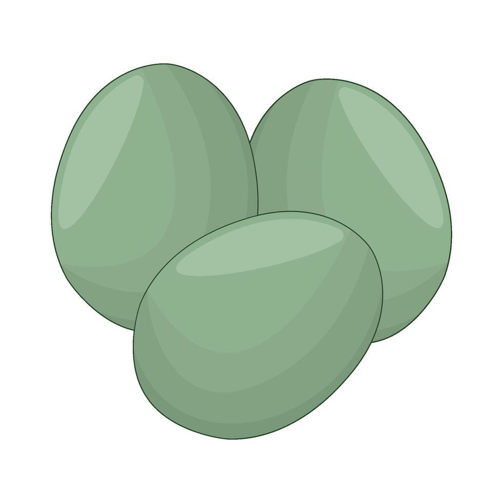 illustration of salted duck egg vector