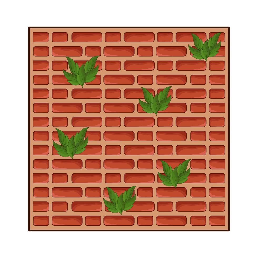 illustration of brick wall vector