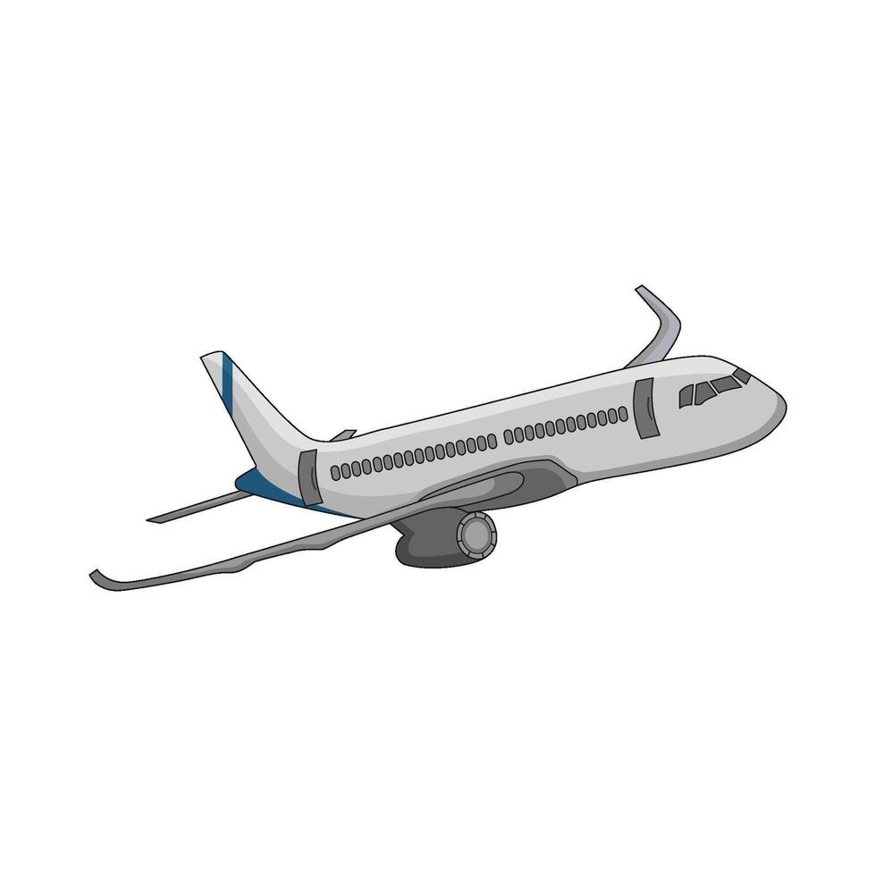 illustration of airplane vector
