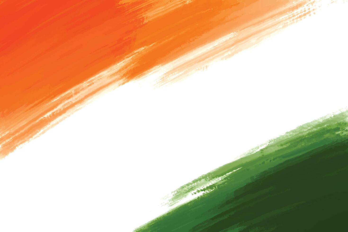 Independence day of India tricolor indian flag background vector