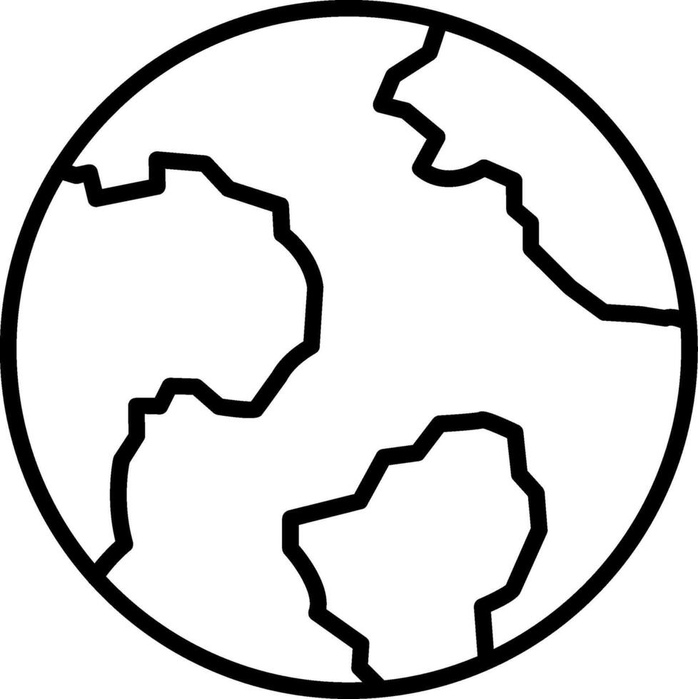 World Globe Icon vector