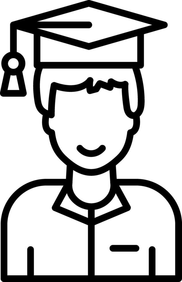 Young Student Icon vector