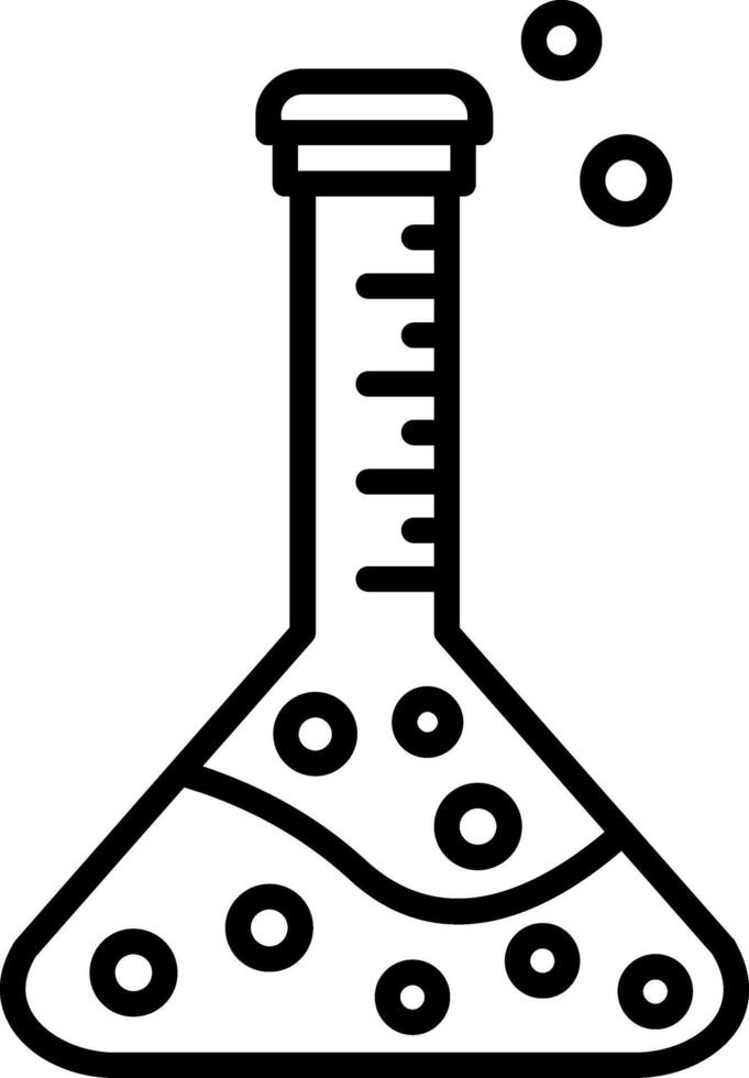Science Beaker Icon vector