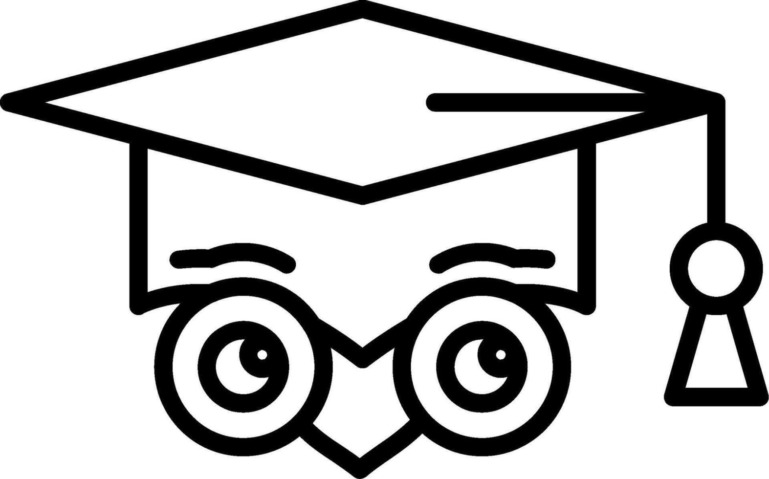Smart Owl Icon vector