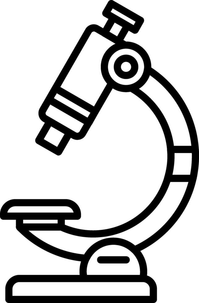 Research Microscope Icon vector