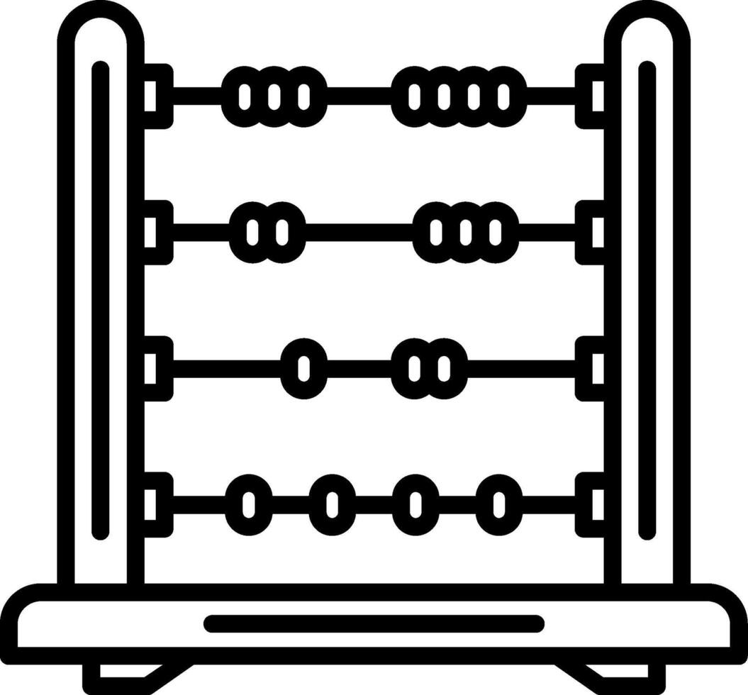 Counting Abacus Icon vector