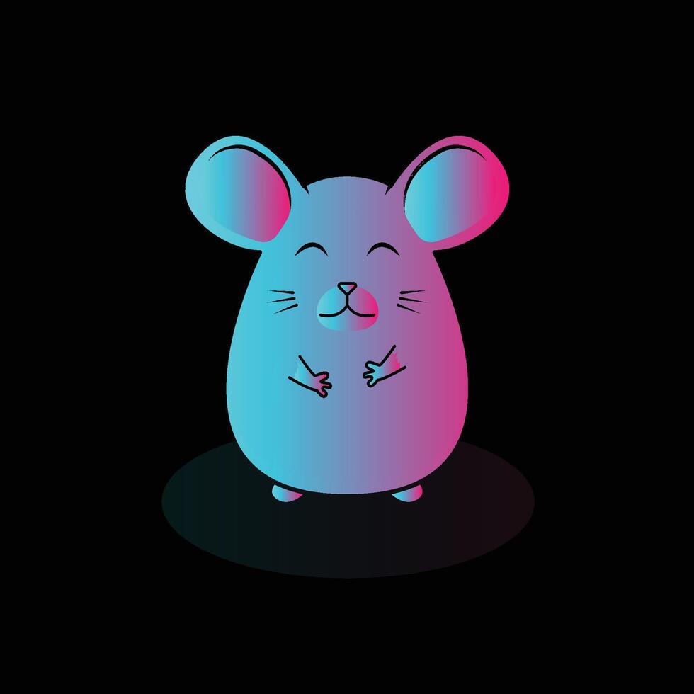 The Illustration of Mouse Gradient vector