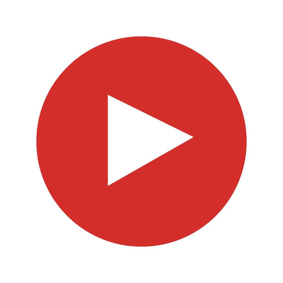 Play button. Play movie and music. vector