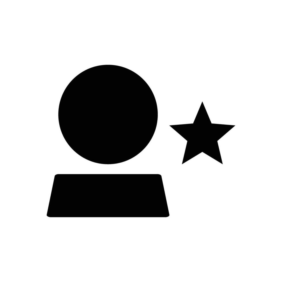 Icons of people and star. My favorite people. vector