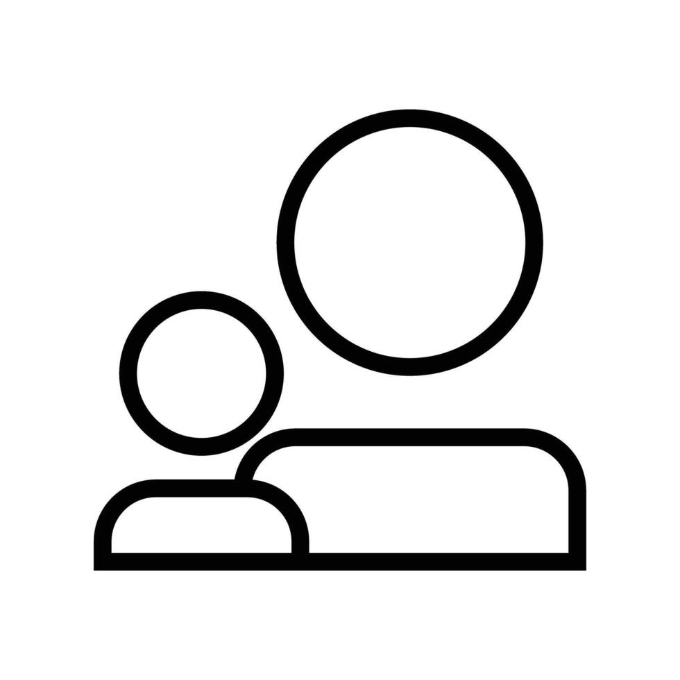 Family icon. 2 person icon. vector