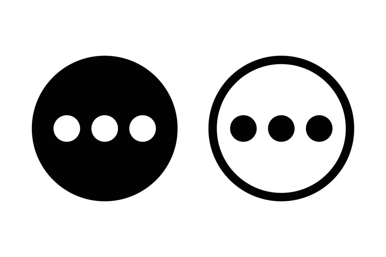 A set of icons for detail buttons. Web ui. vector