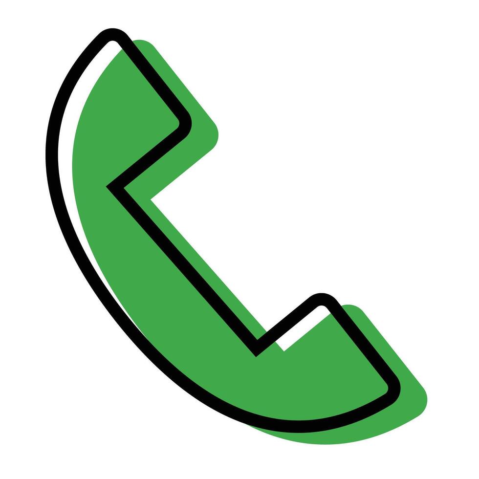 Stylish phone icon vector