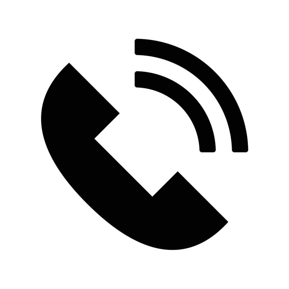 Simple phone icon. Call icon. vector