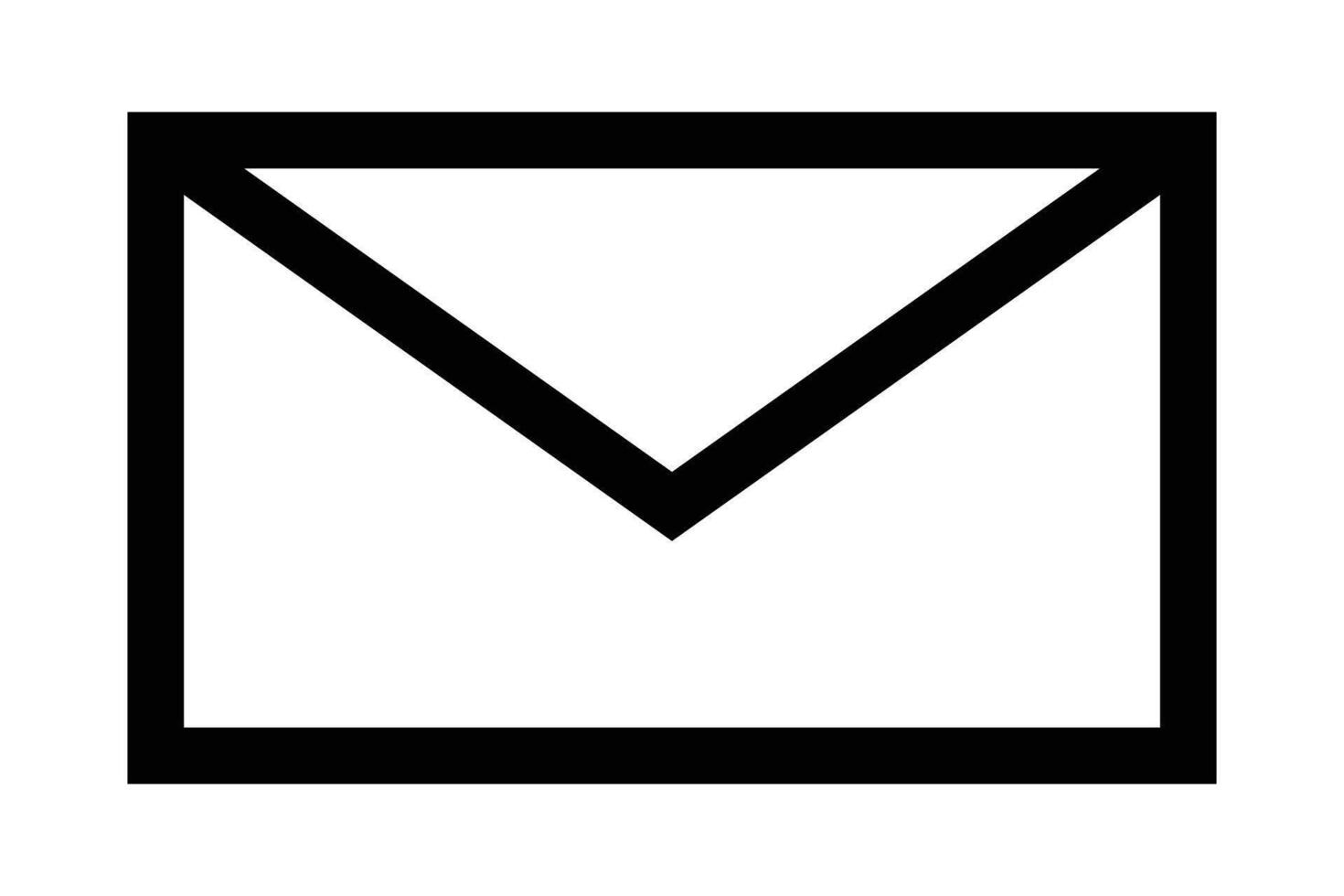 A simple e-mail icon. . vector
