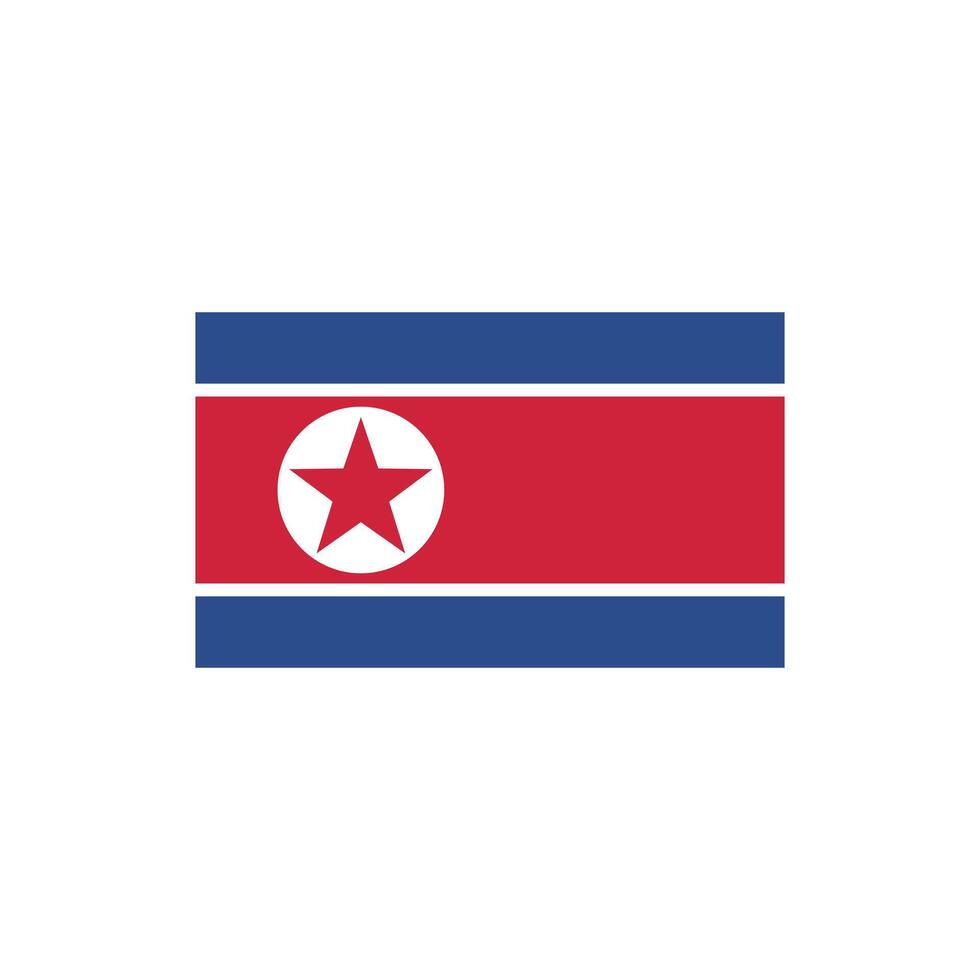 Flag of North Korea vector