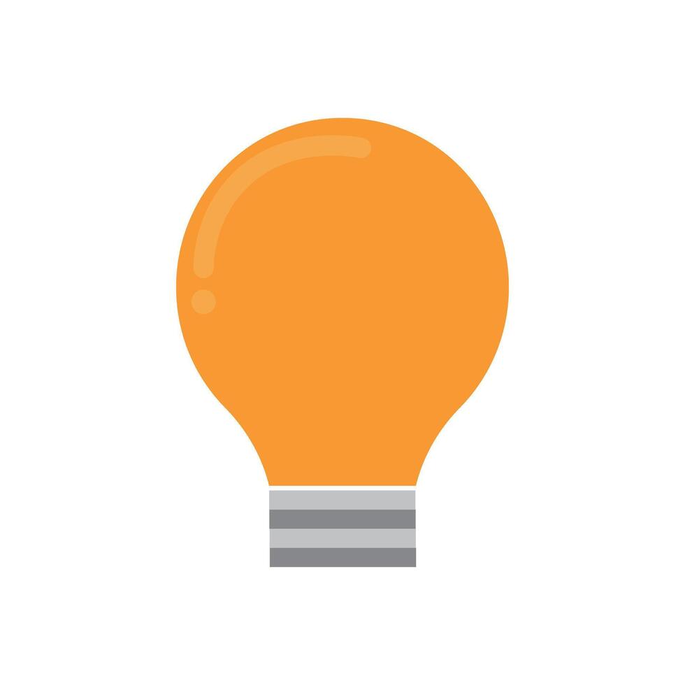 Light bulb icon. Idea and inspiration. vector