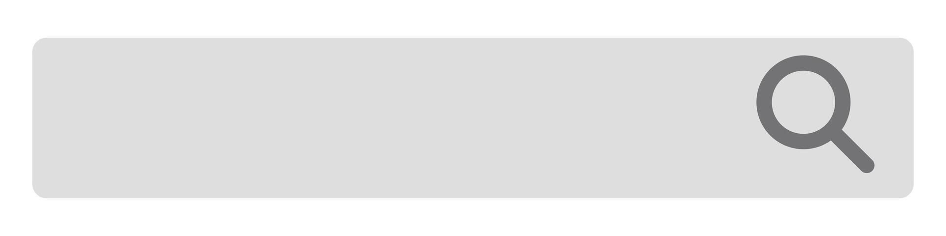 Search box and magnifying glass. Web search. vector