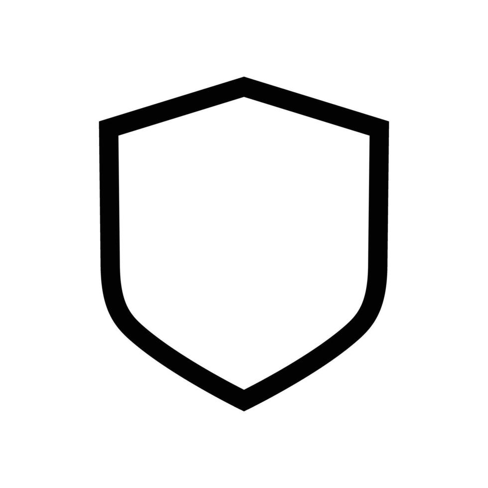 Shield icon. Defense and security. vector