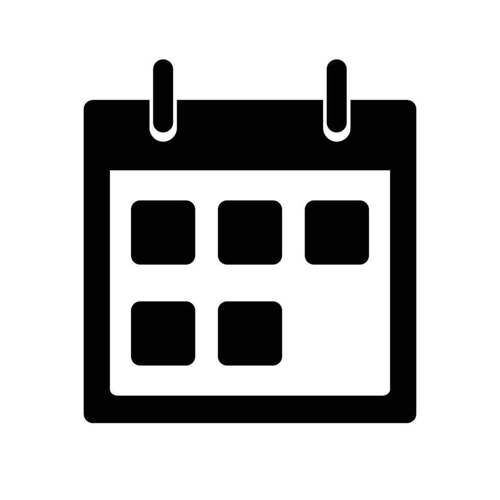 Schedule icon. Calendar and appointment management. vector