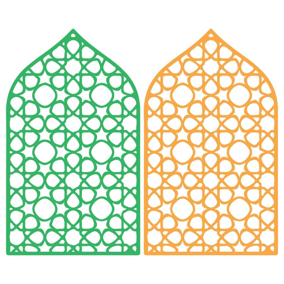 Islamic Symbol Cnc Abstract pattern Border vector
