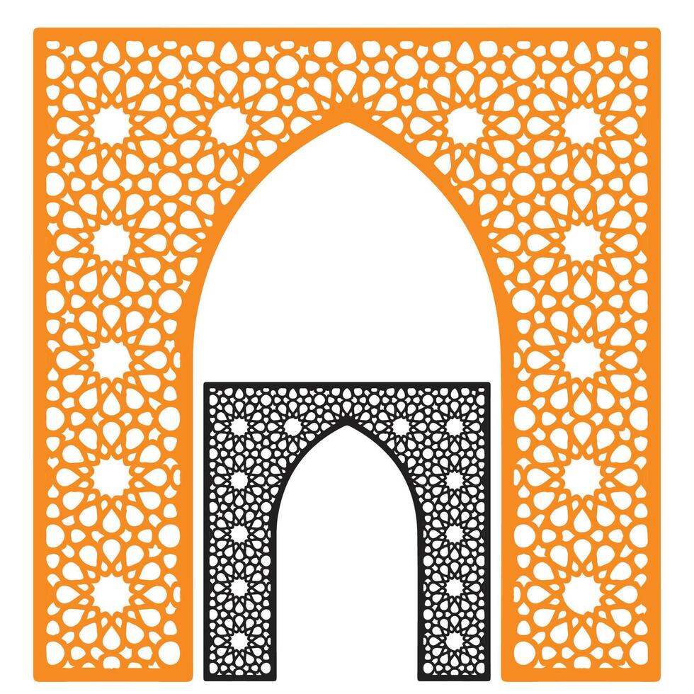Islamic Abstract pattern Gait Background Mimber vector