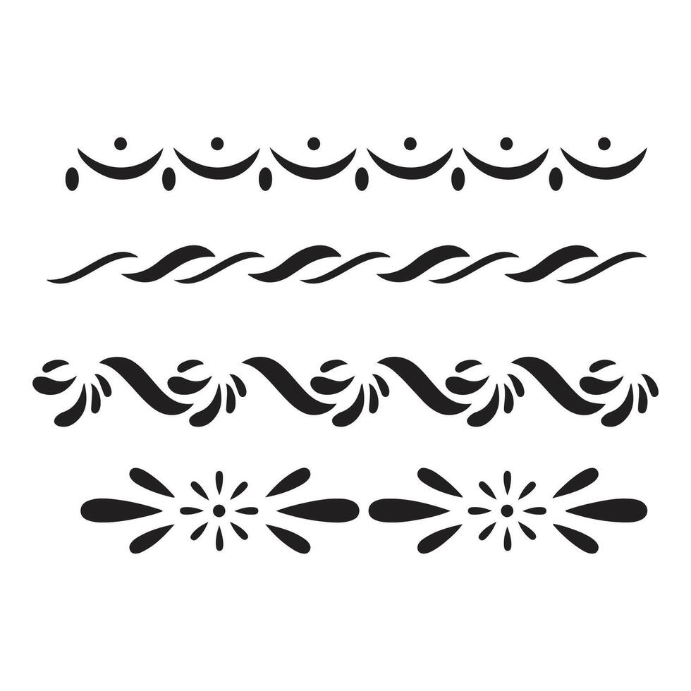 Book Side Corner Illustration Geometric Border Patterns vector