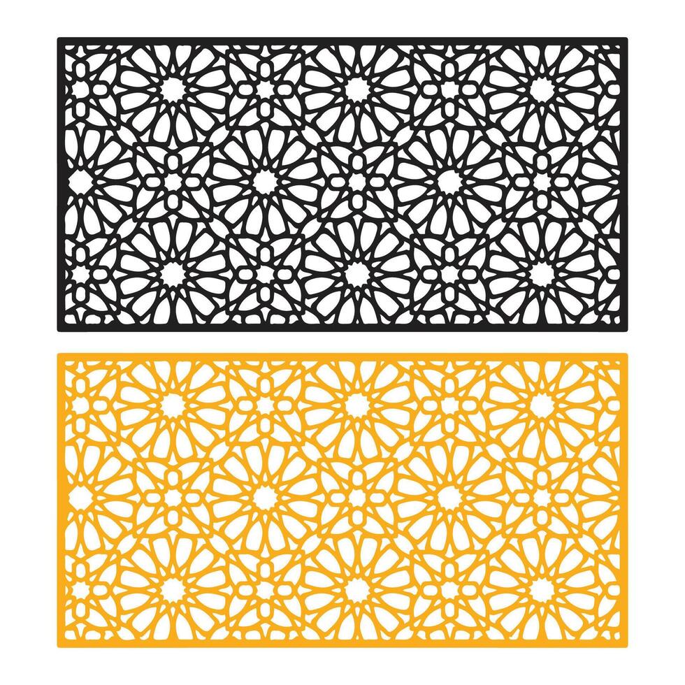 Cnc Abstract Islamic pattern Background Design vector