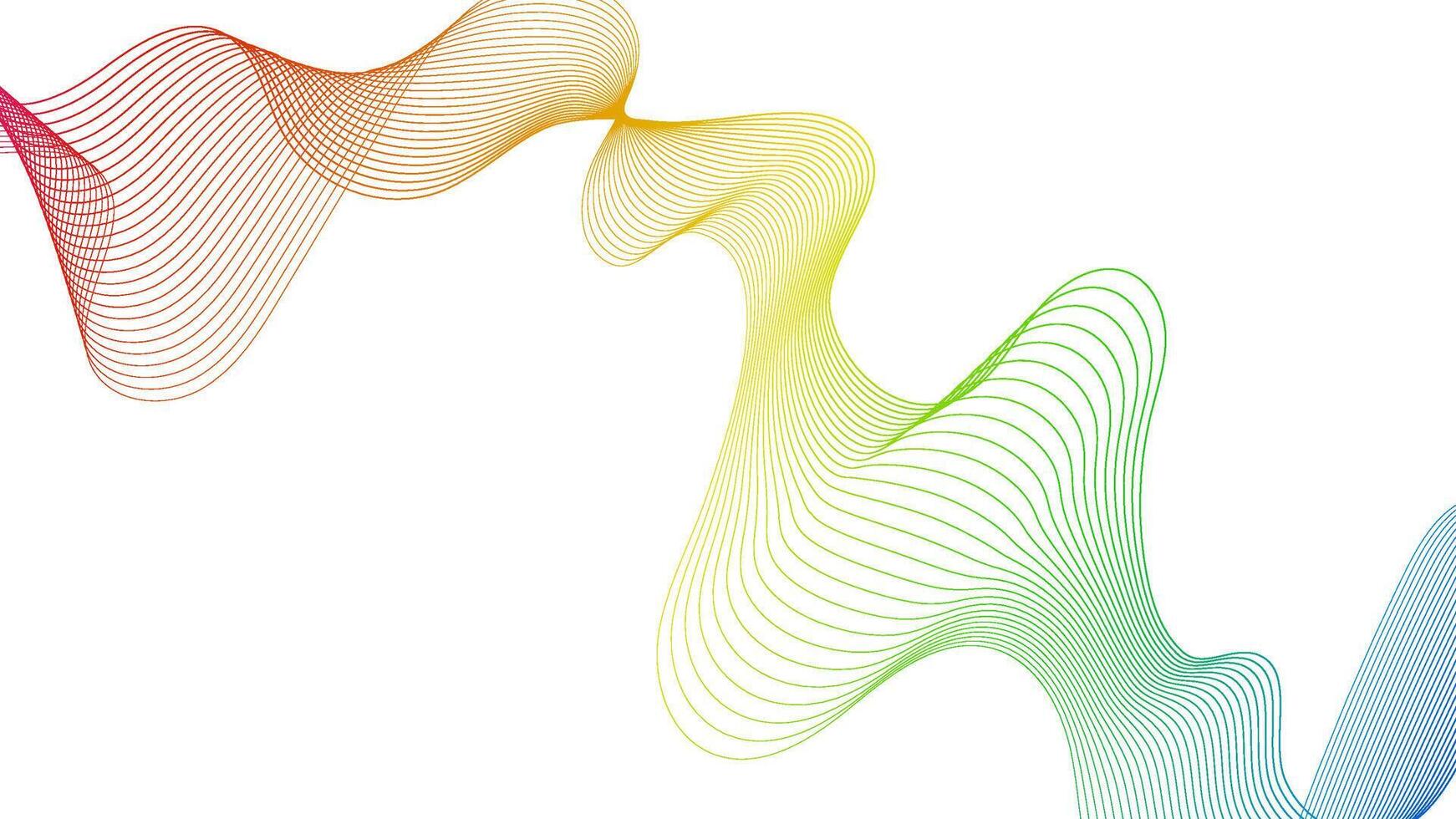 Abstract backdrop with wave gradient lines vector
