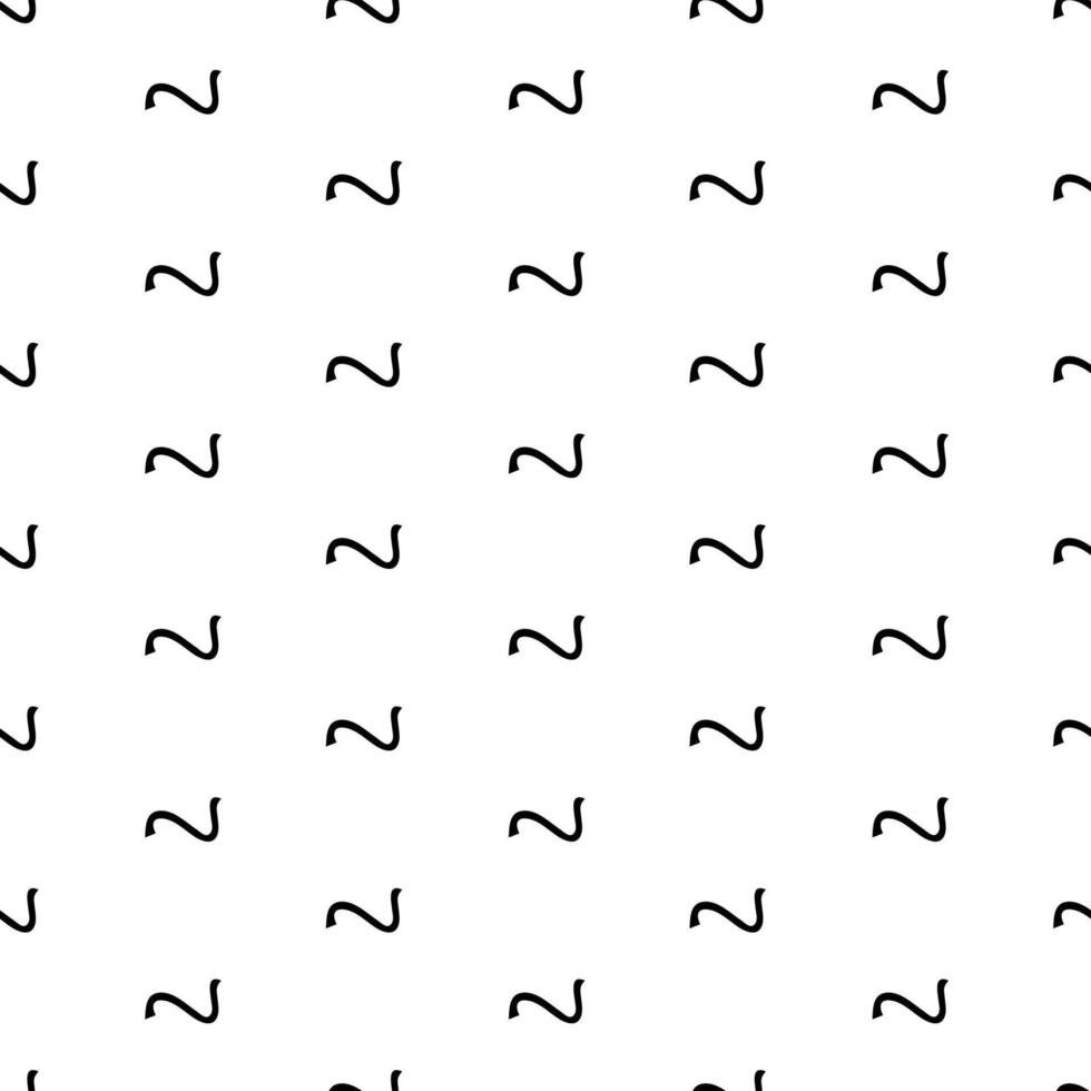 Seamless pattern with sketch squiggle vector