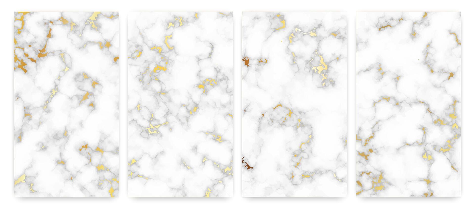 Gold marble texture background vector