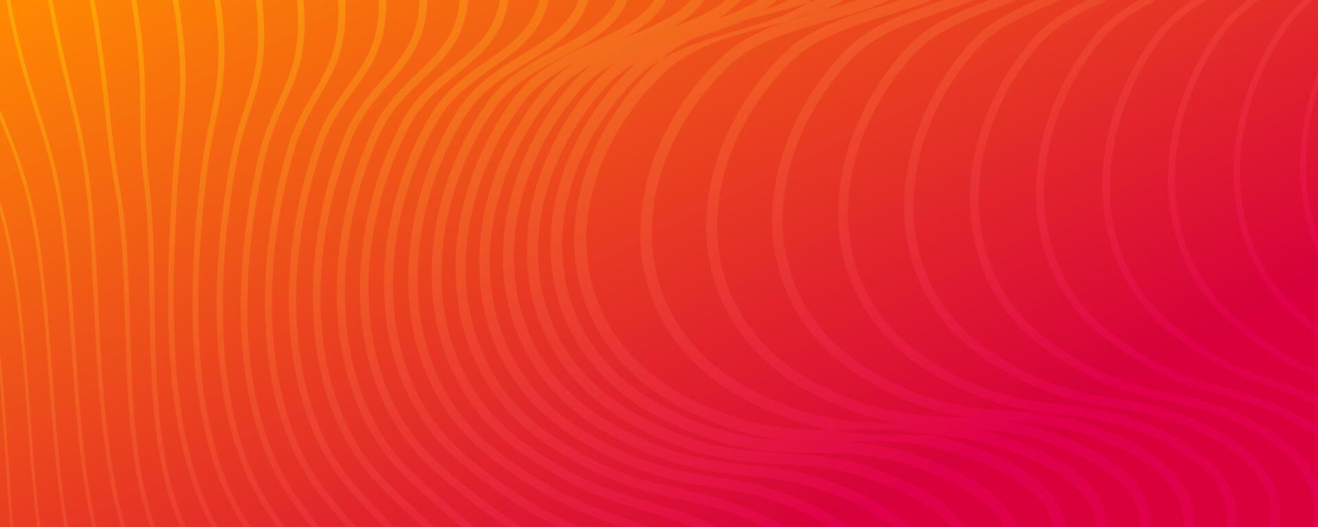 Modern colorful gradient background with wave lines vector