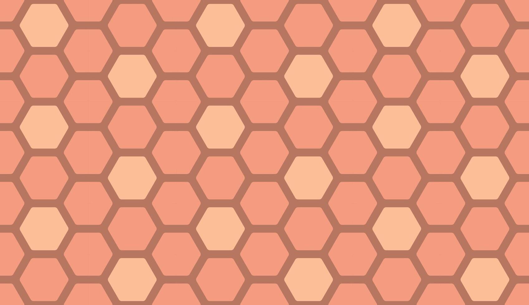 Geometric hexagon seamless pattern consisting of many small hexagons vector
