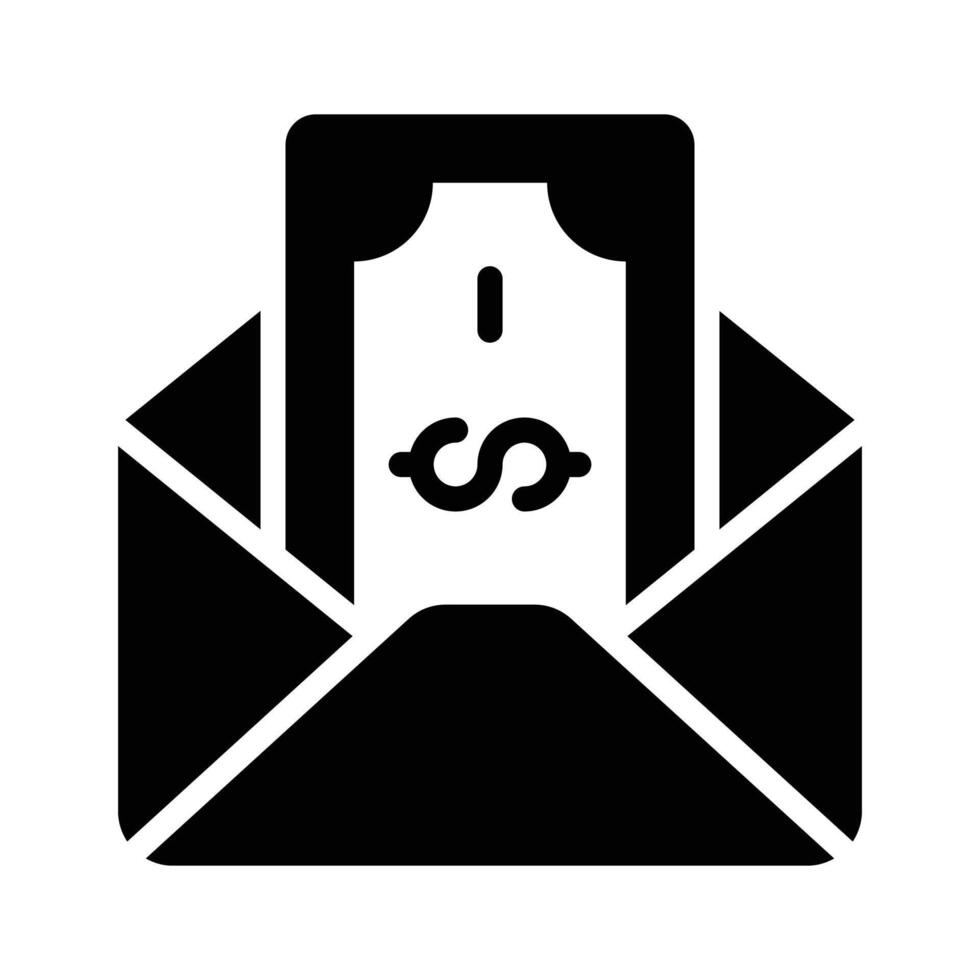 Receive your salary securely with the envelope icon, ensuring timely payments vector