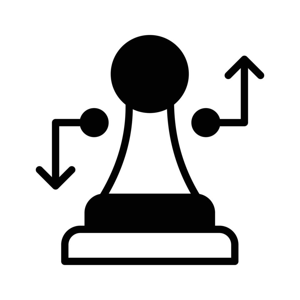 Execute your plans with the strategy flat icon for effective implementation vector