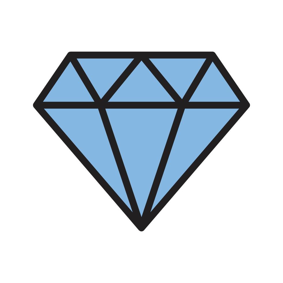 Precious jewel diamond icon symbolises luxury and value. vector
