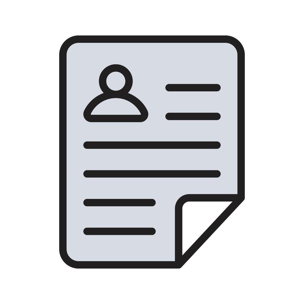 Submit your candidate application that shows in this icon for new opportunities and career growth vector
