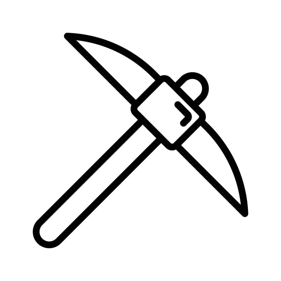 Unearth creativity with our Mining Pickaxe Icon vector