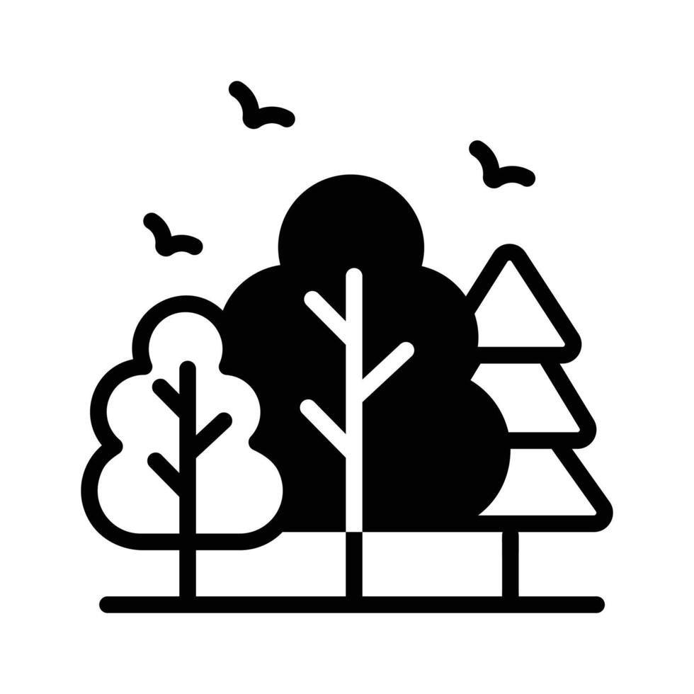 Explore lush creativity with our vibrant forest Trees Icon vector