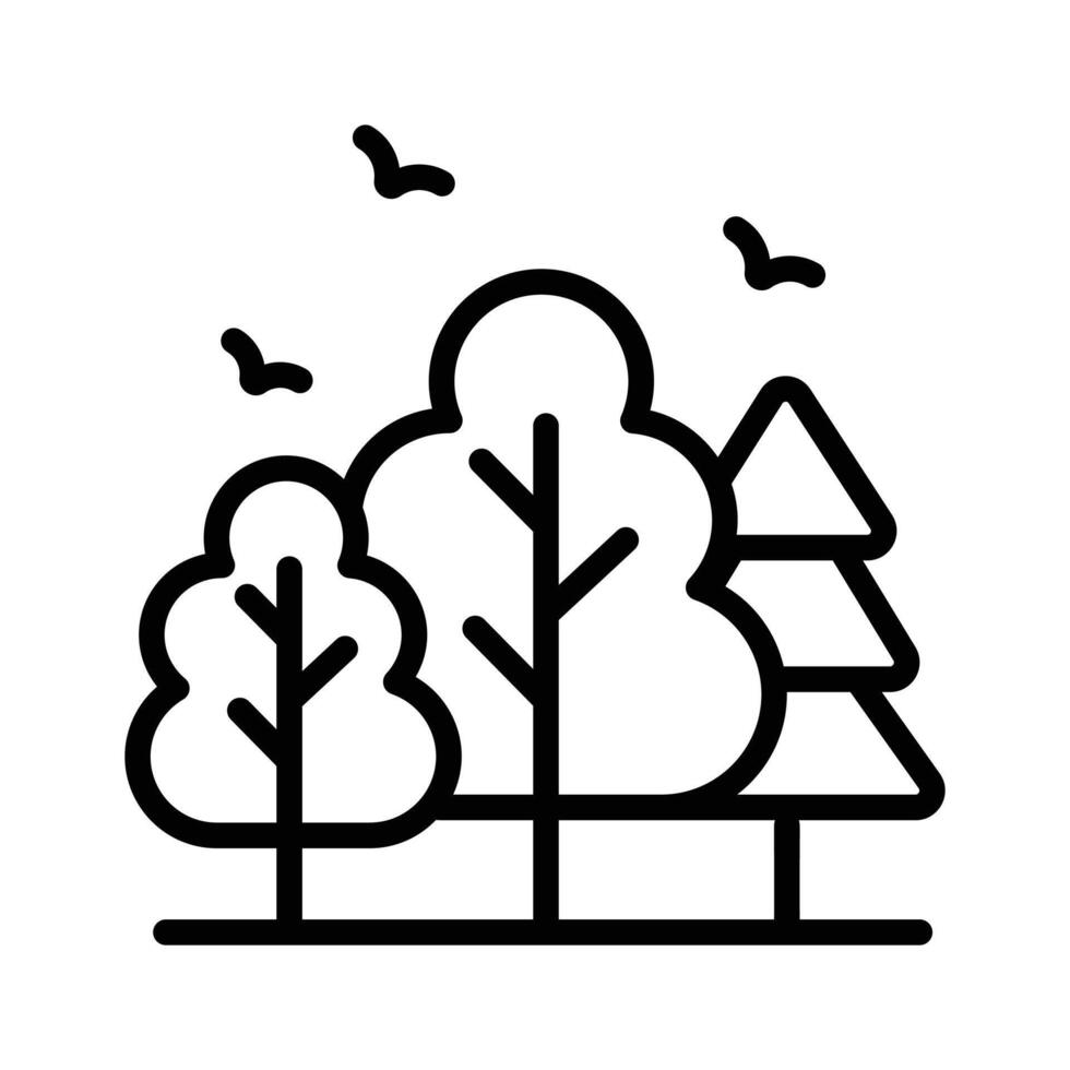 Explore lush creativity with our vibrant forest Trees Icon vector