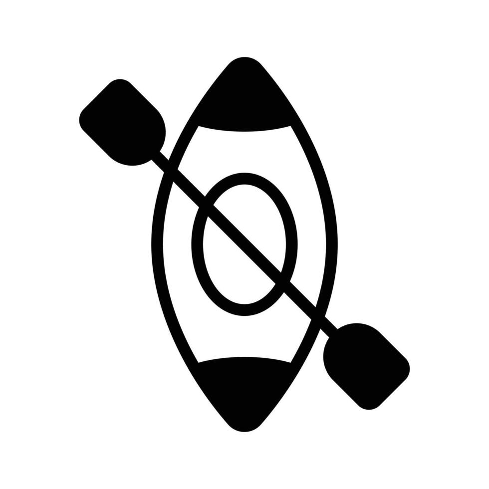Paddle into adventure with our awesome canoe icon vector
