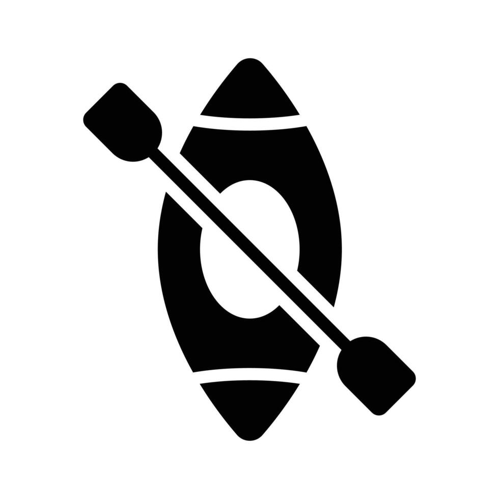 Paddle into adventure with our awesome canoe icon vector